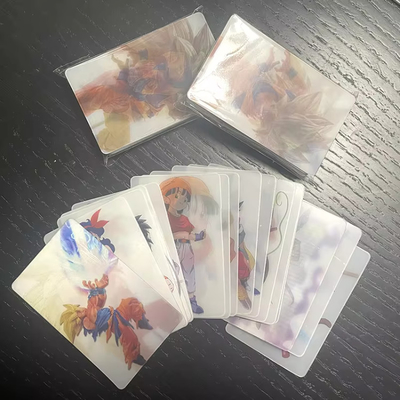 Personalizado 2 Imágenes Flip Gracioso Lenticular 3D Imagen Tarjeta de visita Lenticular 3D Tarjeta