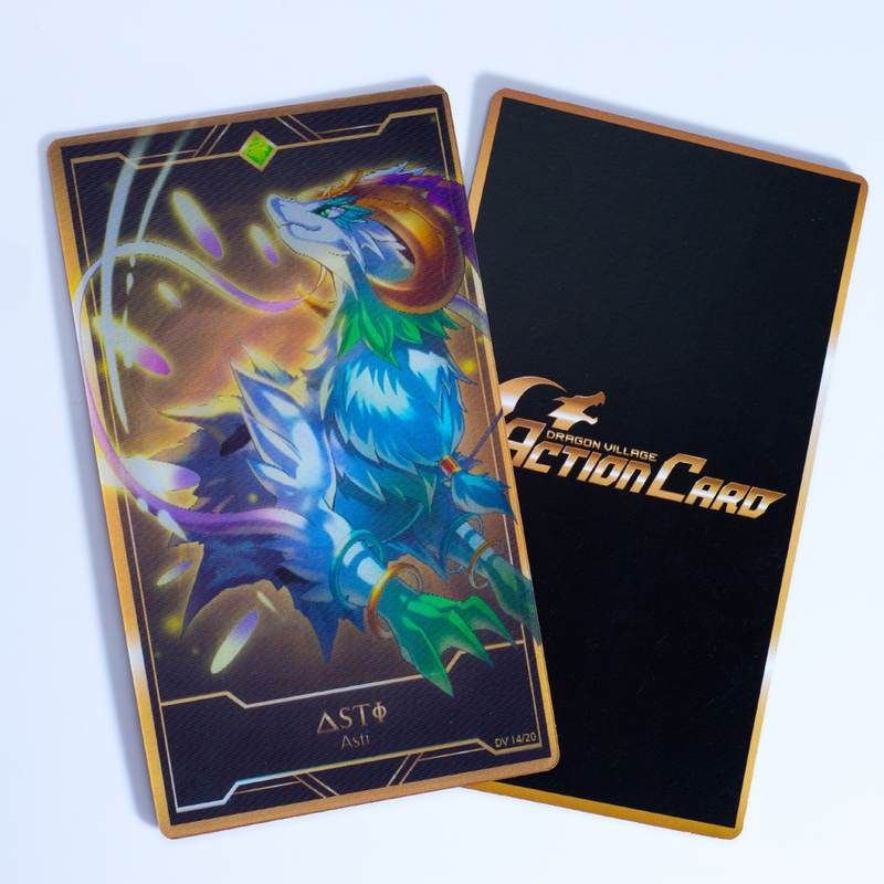 Impresión a todo color con tarjeta lenticular 3D