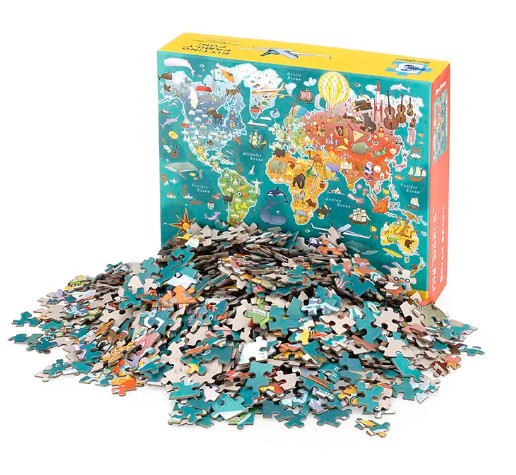 Juguete de juegos 3D directo de fábrica Niños 6 en 1 Transporte de animales Personaje de madera Vida marina Puzle de puzzle para niños