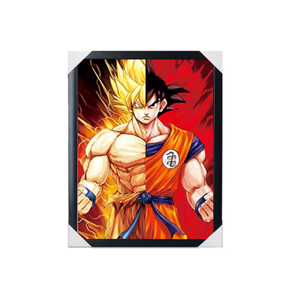 Comic japonés Dragon Ball One Piece Demon Slayer Blanqueador Impresión 3D Anime Imágenes colgantes Decoración de pared Rollos de cartel