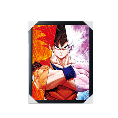 Anime de venta caliente Dragon Ball 3d Lenecular Hoja Holográfica Lenticular Anime Cartel 3d imagen para la pared