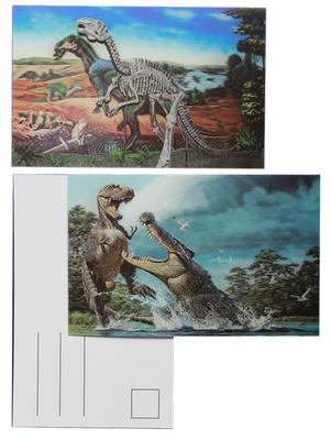 Niños Regalos Dinosaurio Tarjeta 3D Animación Imagen Tarjeta postal 3D Tarjetas móviles