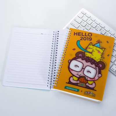 Por mayor personalizar Productos comercializables Baratos 3D Lenticular de tapa dura Sprial de unión animal Cuaderno de notas