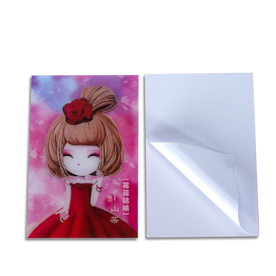 Venta al por mayor pegatina de movimiento de anime lenticular Peeker a prueba de agua pegatina de auto 3D de anime lenticular