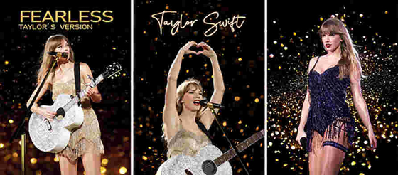 Adhesivas personalizadas Estrela de la cena Tyleor Swift Cambiando Decals Flip Motion Adhesivo 3D Lenticular Adhesivos de coche Anime